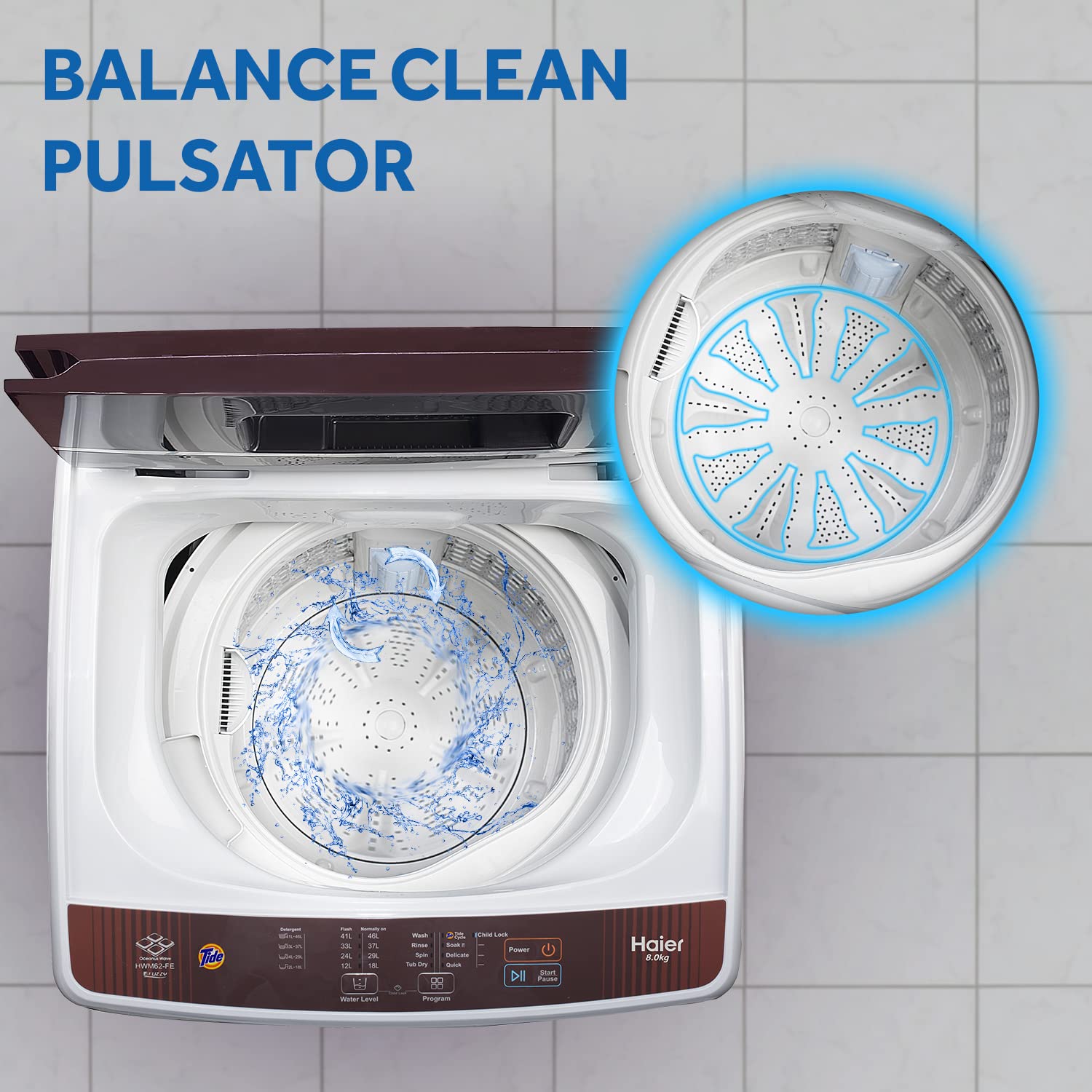 Haier HWM 80-1789 Fully Automatic Washing Machine