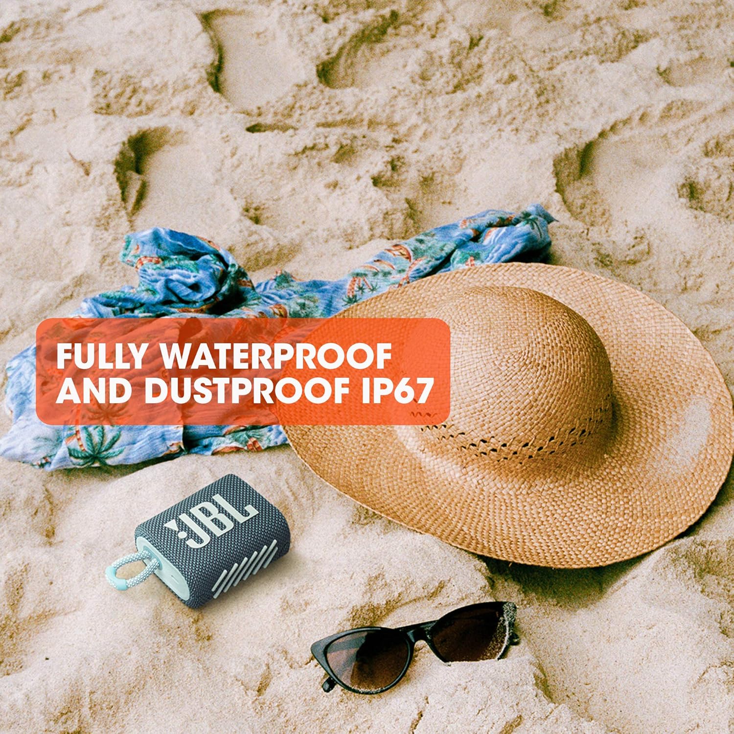 JBL Go 3 Portable Bluetooth Speaker