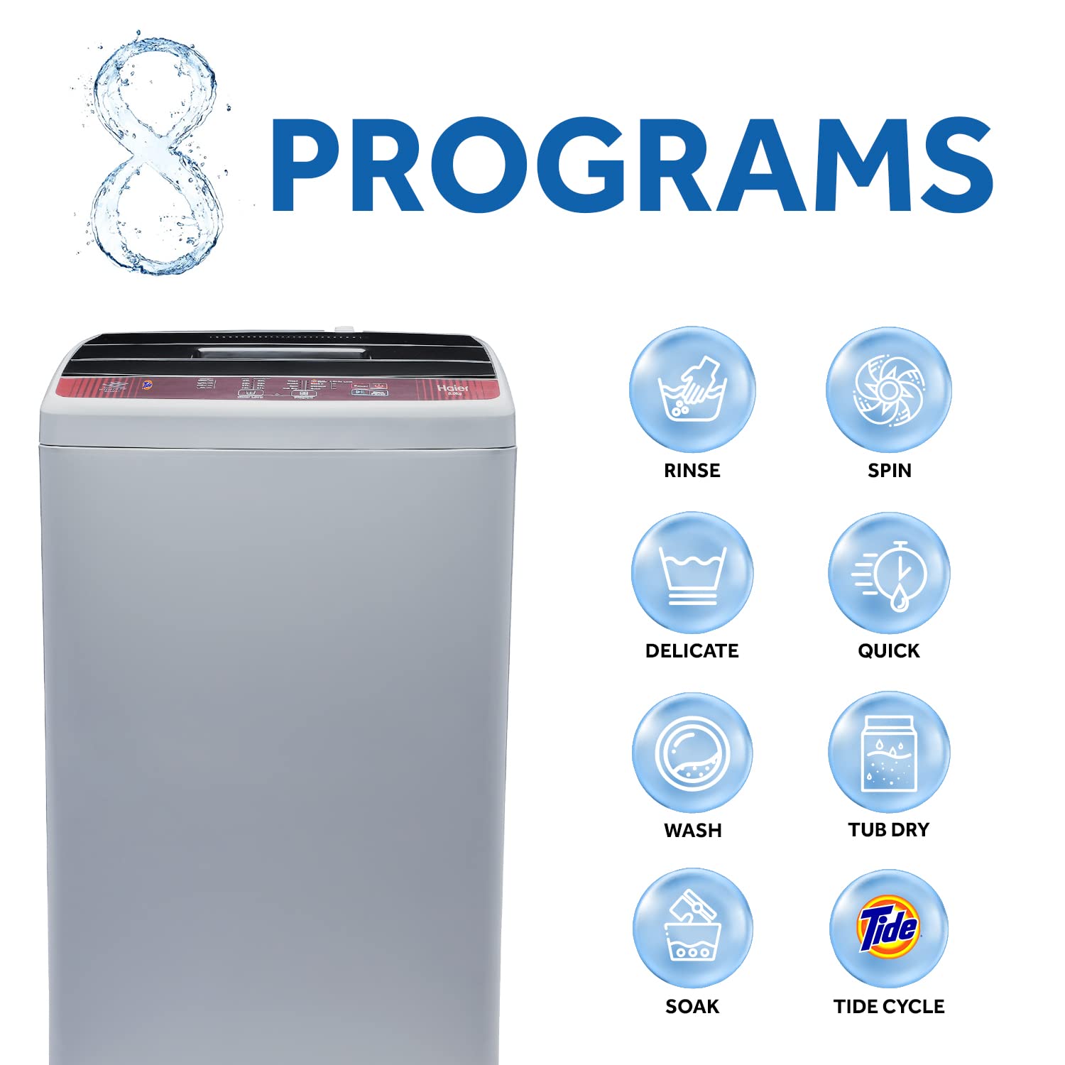 Haier HWM 80-1789 Fully Automatic Washing Machine